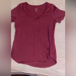 Maroon tee